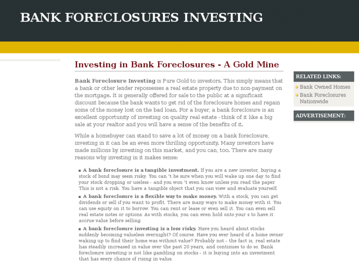 www.bankforeclosuresinvesting.com