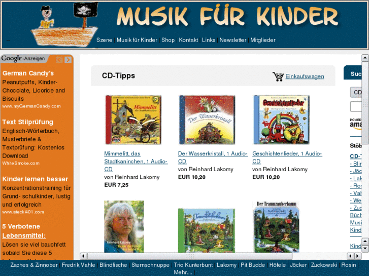 www.kinderliedershop.de