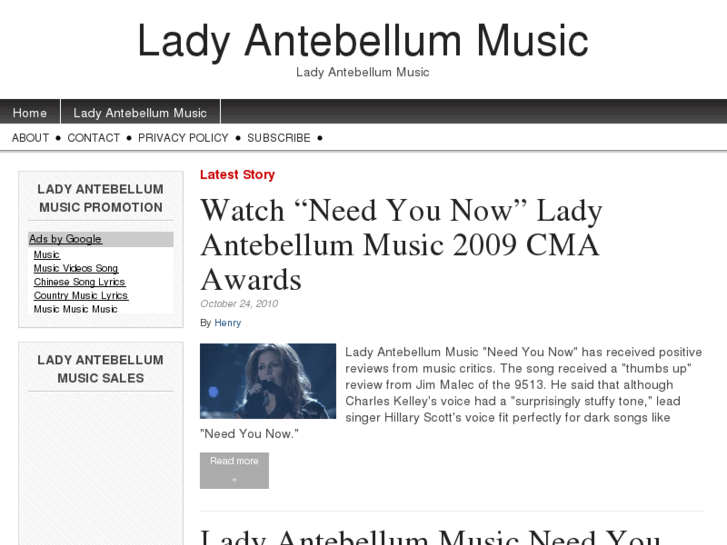 www.ladyantebellummusic.com