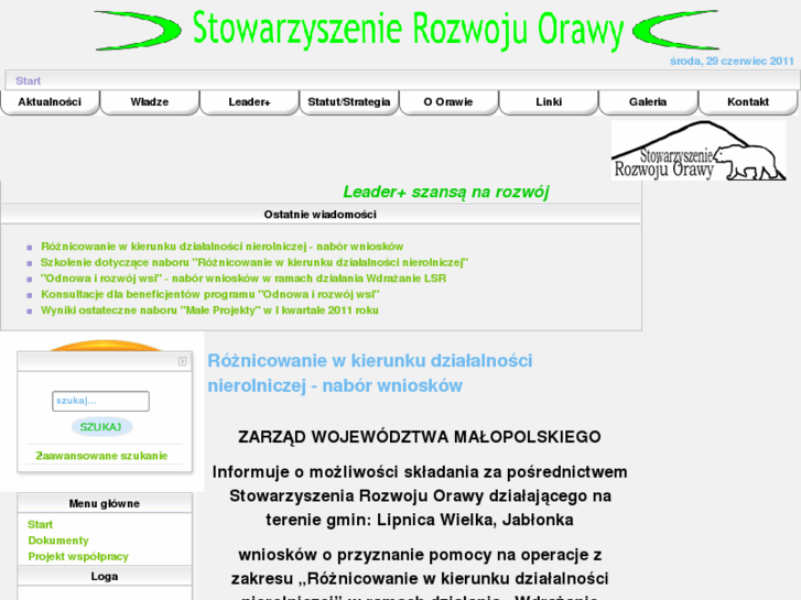 www.leaderorawa.pl