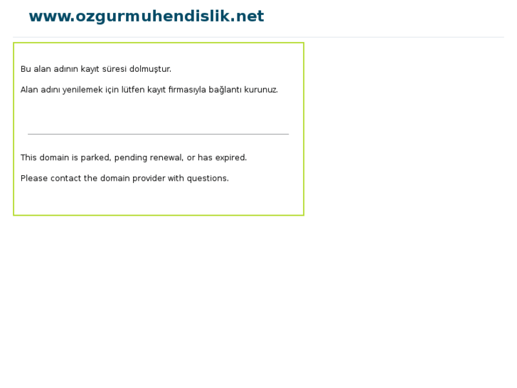 www.ozgurmuhendislik.net