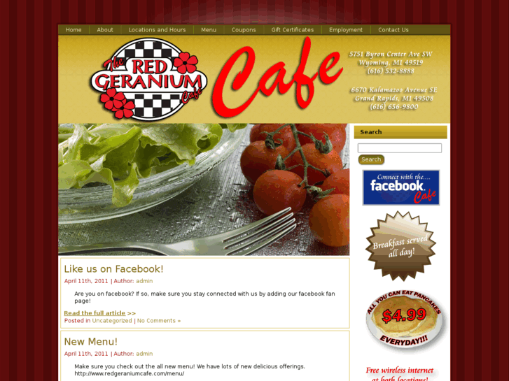 www.redgeraniumcafe.com