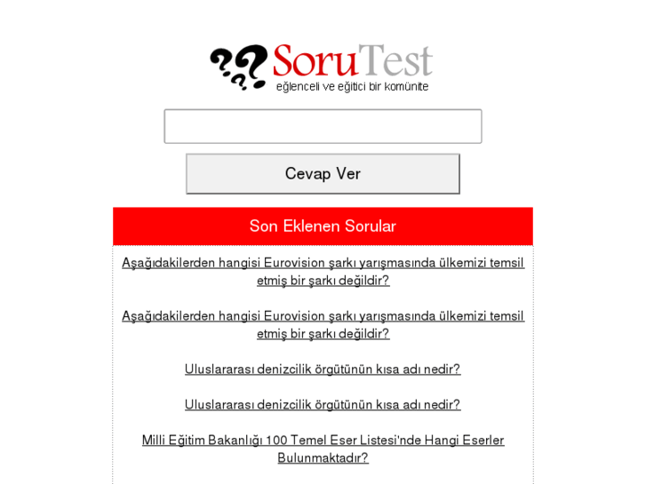 www.sorutest.com