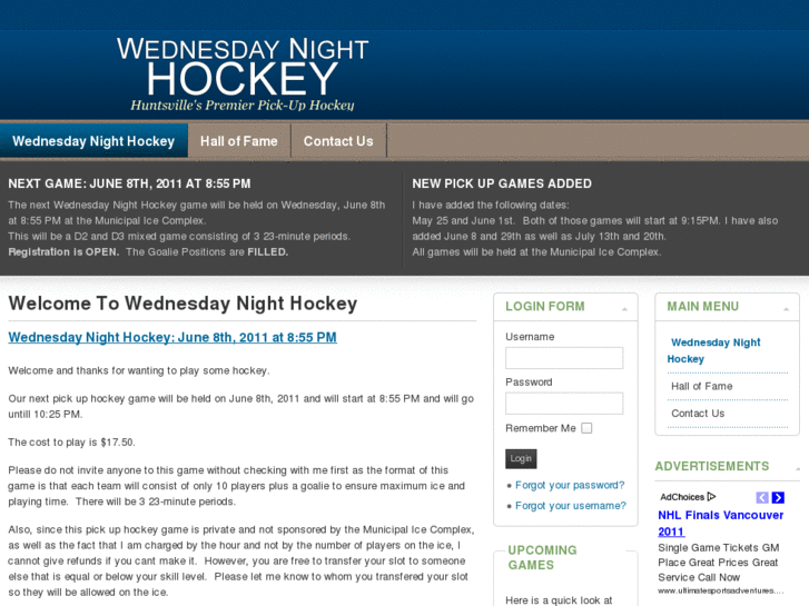 www.wednesdaynighthockey.com