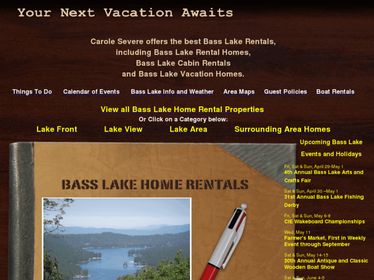 www.basslakehomerentals.com