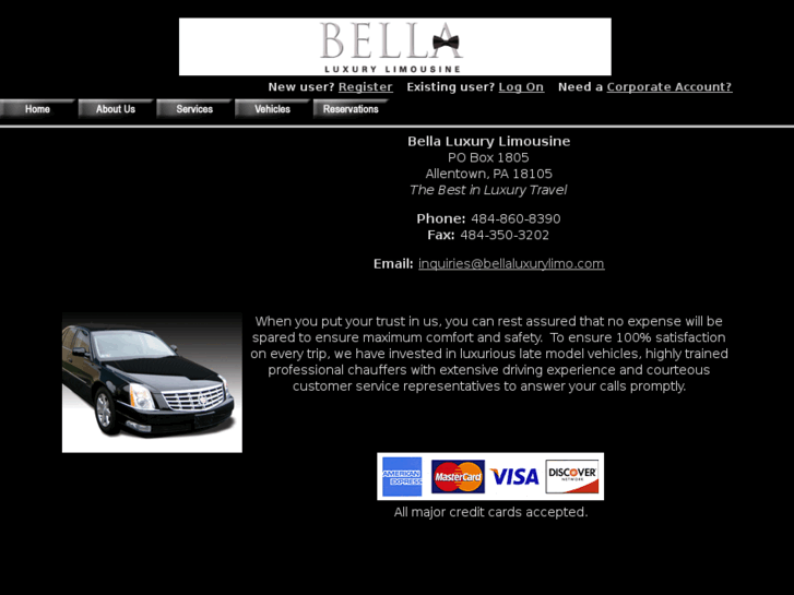 www.bellaluxurylimo.com