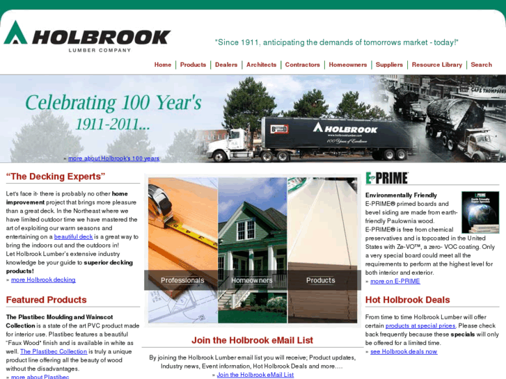 www.holbrooklumber.com