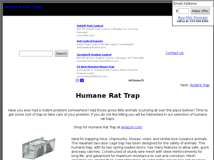 www.humanerattraps.com