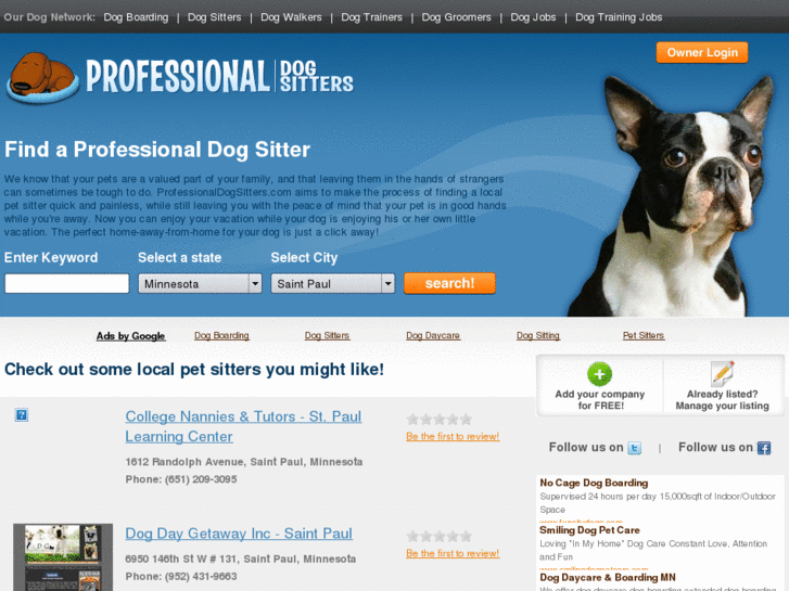 www.professionaldogsitters.com