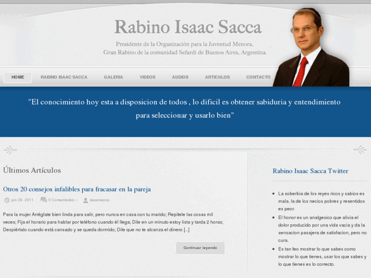 www.rabinoisaacsacca.com