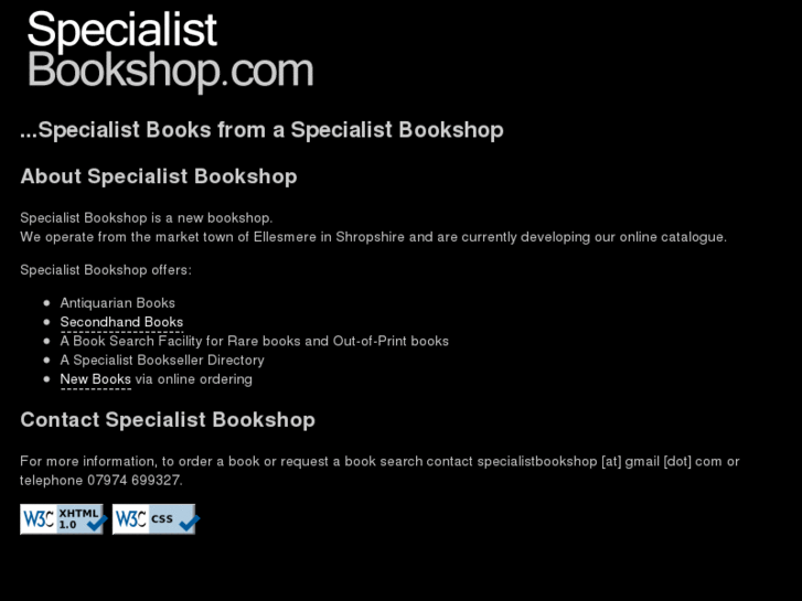 www.specialistbookshop.com