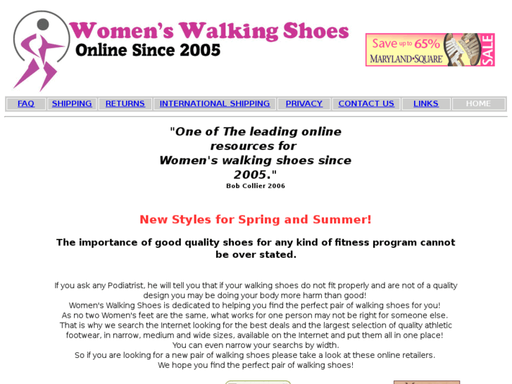 www.womens-walking-shoes.com