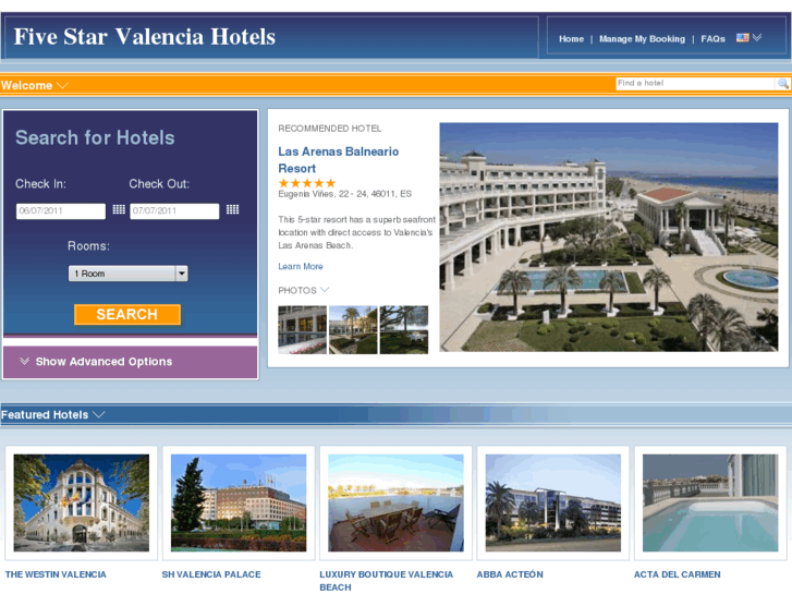 www.fivestarvalenciahotels.com