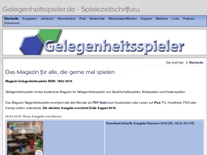 www.gelegenheitsspieler.de