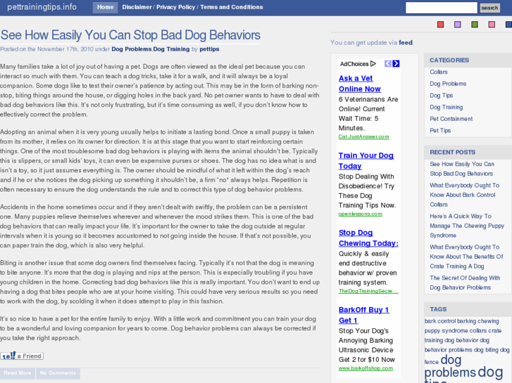 www.pettrainingtips.info