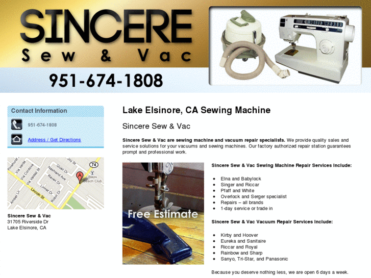 www.sinceresewandvac.com