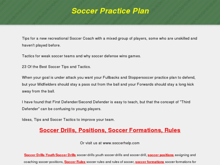 www.soccerpracticeplan.net