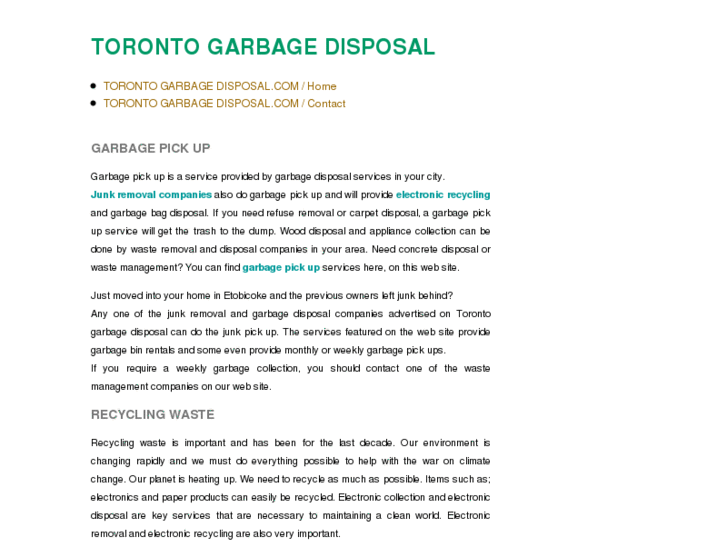 www.torontogarbagedisposal.com