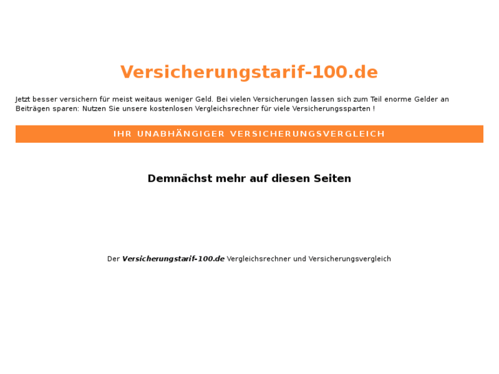 www.versicherungstarif-100.de