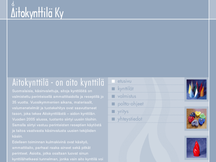 www.aitokynttila.com