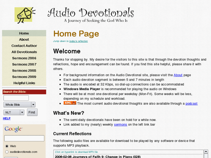 www.audiodevotionals.com
