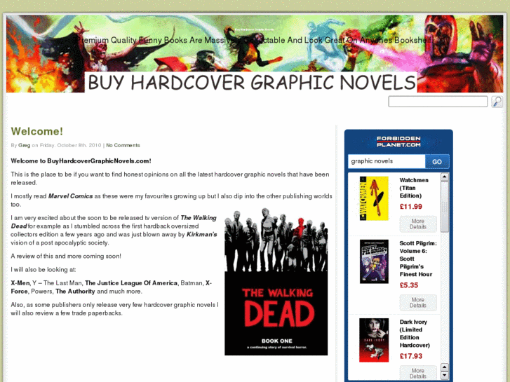www.buyhardcovergraphicnovels.com