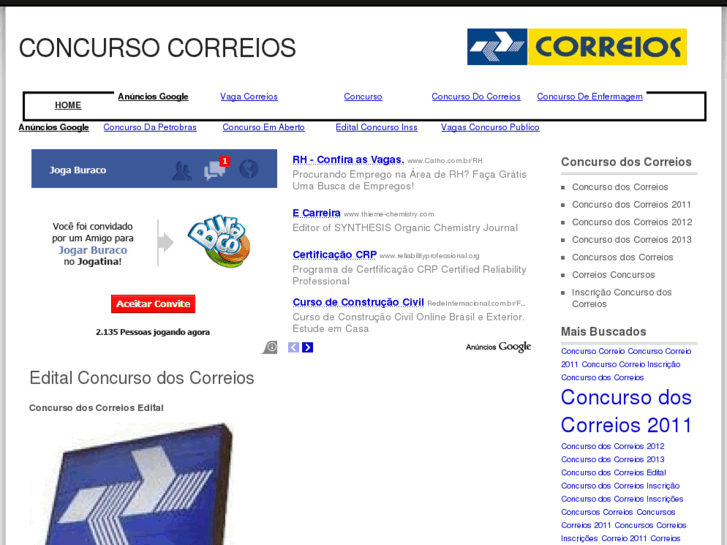 www.concursoscorreios.net