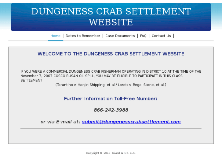 www.dungenesscrabsettlement.com