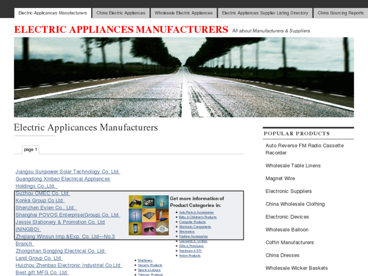 www.electric-appliances-manufacturers.com