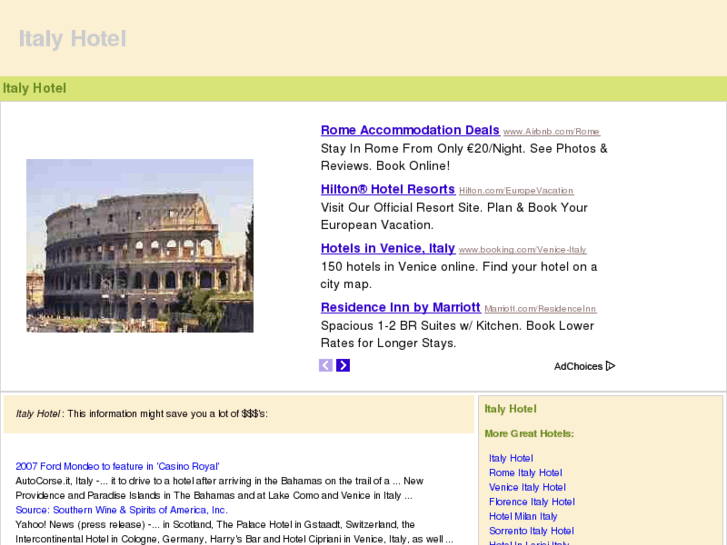 www.find-hotels-in-italy.com
