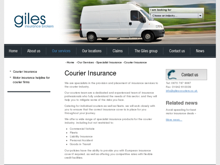 www.giles-couriers.com