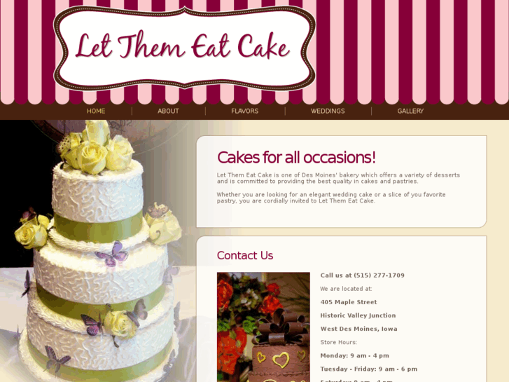 www.letthemeatcakeiowa.com