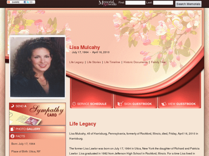 www.lisamulcahymemorial.com