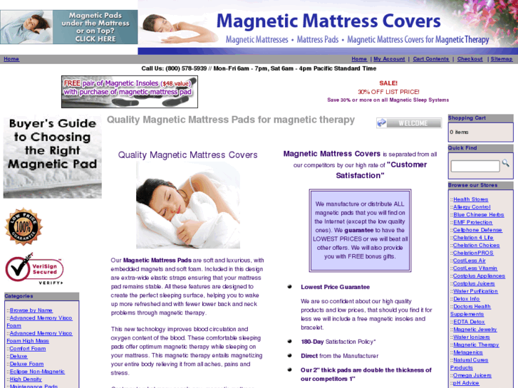 www.magneticmattresscover.com