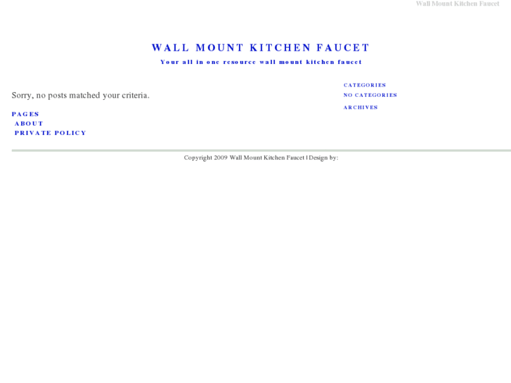 www.wallmountkitchenfaucet.net