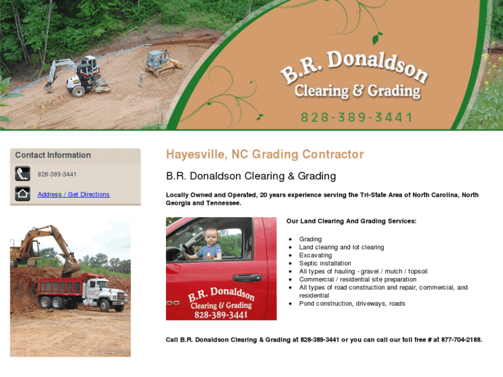 www.brdonaldsonclearingandgrading.com