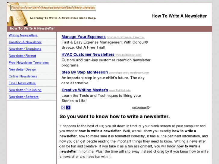 www.how-to-write-a-newsletter.com