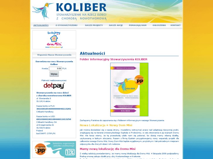 www.koliber-dzieciom.pl