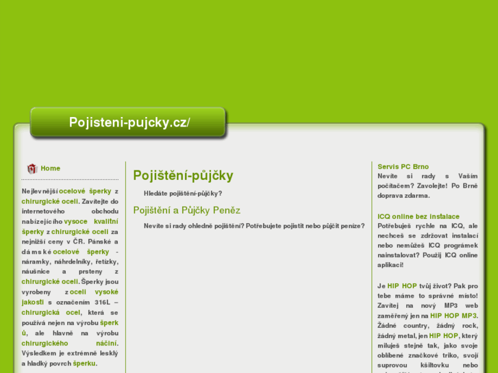 www.pojisteni-pujcky.cz