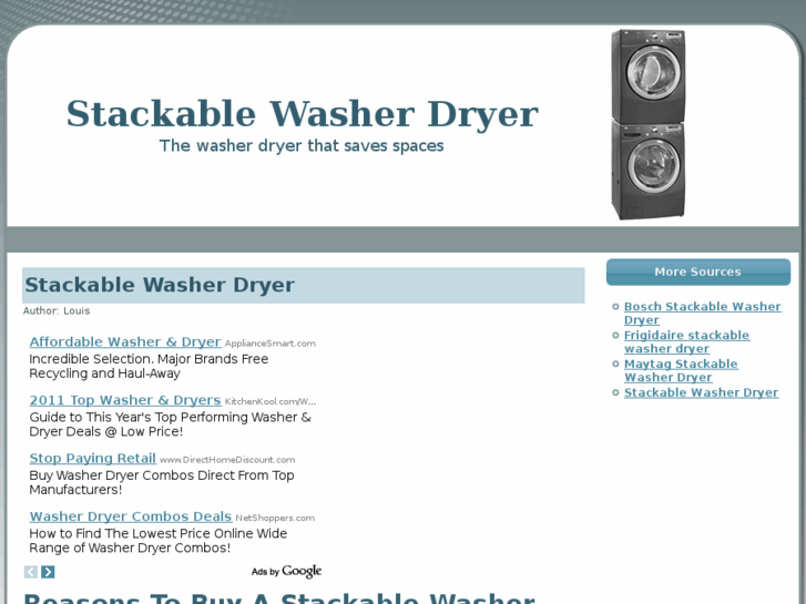 www.stackablewasherdryersite.com