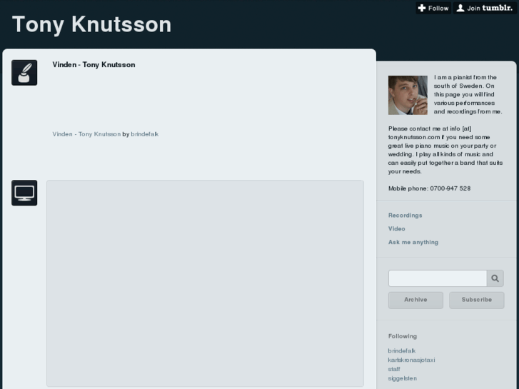 www.tonyknutsson.com