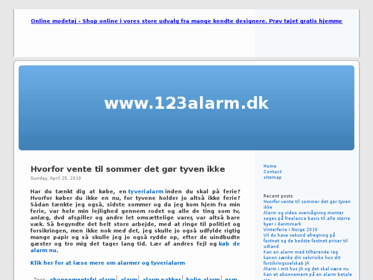 www.123alarm.dk