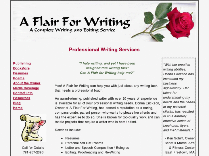 www.aflairforwriting.com