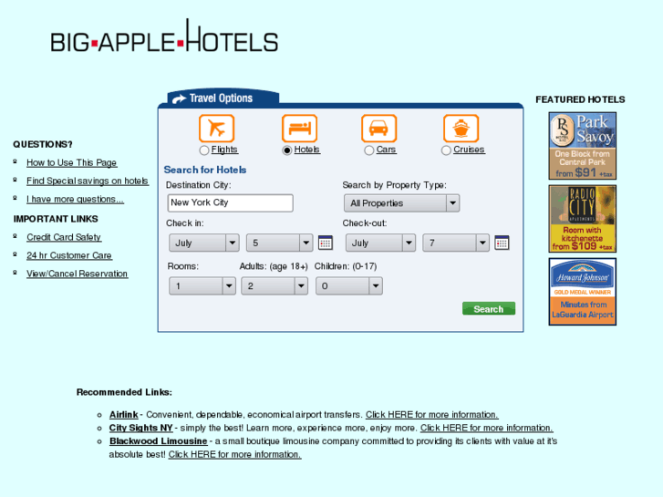 www.bigapplehotels.com