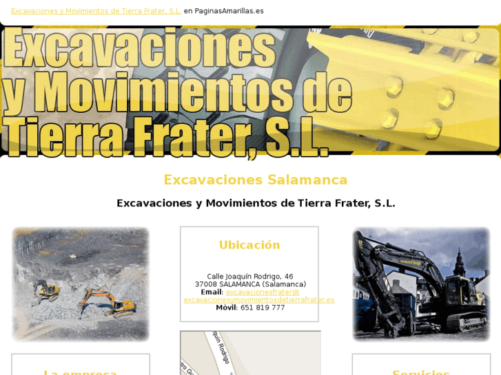 www.excavacionesymovimientosdetierrafrater.es