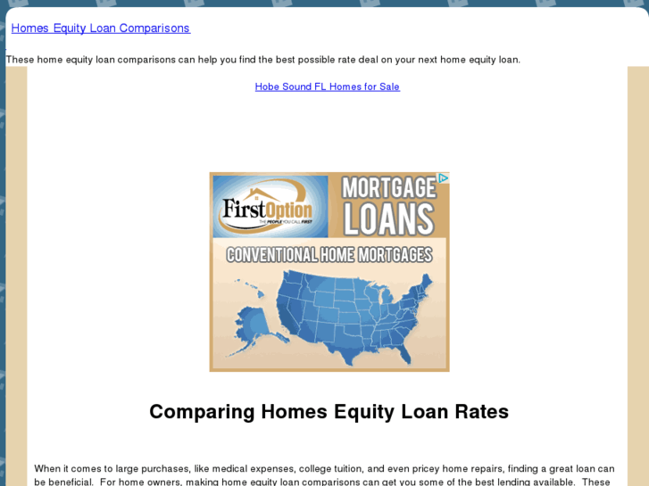 www.homeequityloancomparisons.com