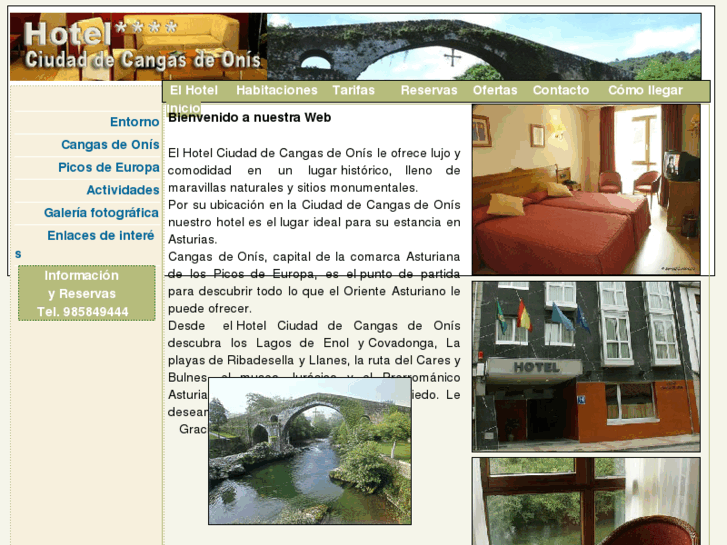 www.hotelciudaddecangasdeonis.com