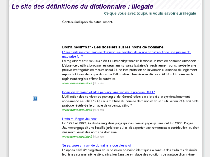 www.illegale.fr