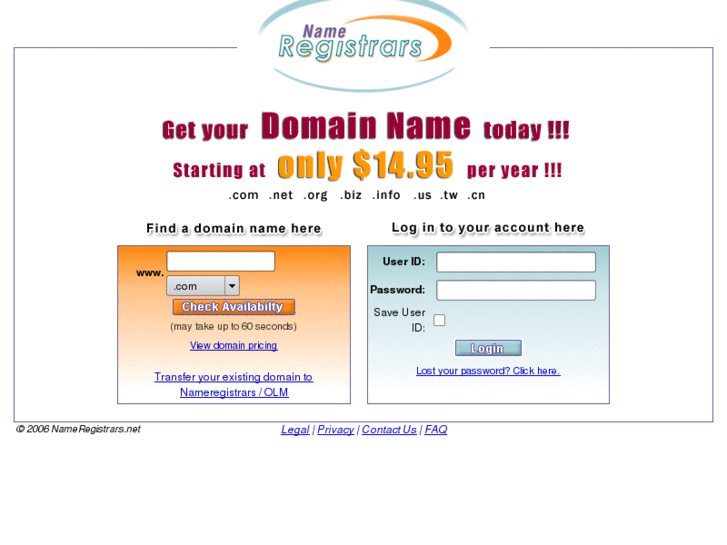 www.nameregistrars.com