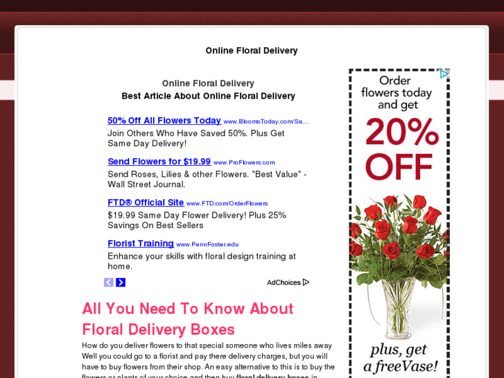 www.onlinefloraldelivery.org